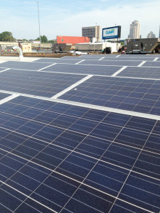 CLEAN solar panel installation on headquarters' roof in downtown St. Louis